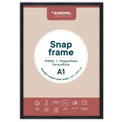 Cadre Porte affiche - A1 - Noir : EUROPEL image