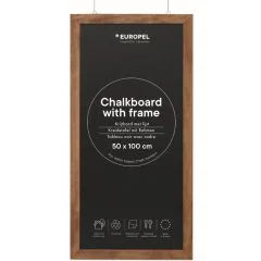 Ardoise avec cadre en bois - Naturel - 500 x 1000 mm : EUROPEL image