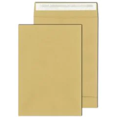 Pochettes d'expédition sans fenêtre - 250 x 353 mm - 90 g - Kraft marron : MAIL MEDIA Lot de 250 Visuel