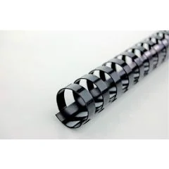 Baguettes de 21 anneaux - 12 mm - Noir GBC Lot de 100