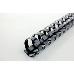 Baguettes de 21 anneaux - 22 mm - Noir : GBC Lot de 100