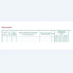 EXACOMPTA : Registre Bijoutier - Magasiniers - Livre de police pour métaux précieux