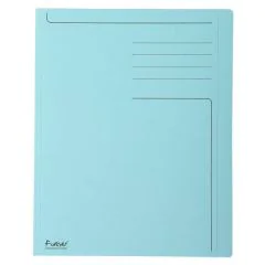 441006E EXACOMPTA  Chemises imprimées Bleu clair