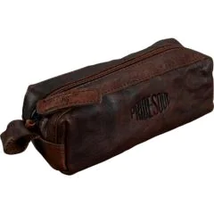 PRIDE ET SOUL : Trousse en Cuir pour stylos - Marron Image