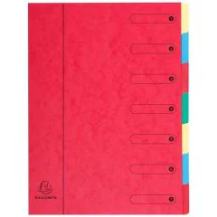 Trieur 7 compartiments - Rouge EXACOMPTA Harmonika