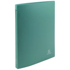 Classeur souple - 4 anneaux de 15 mm - Vert EXACOMPTA Image
