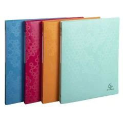 Classeur souple - 4 anneaux de 15 mm - Assortiment : EXACOMPTA Maïa image