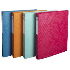 Classeur souple - 4 anneaux de 30 mm - Assortiment : EXACOMPTA Maïa image