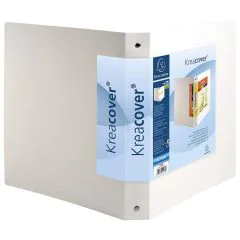 Classeur Personnalisable 1 Pochette 3 faces - Blanc - 4 anneaux de 30 mm EXACOMPTA Visuel