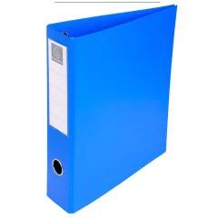 EXACOMPTA : Classeurs à 4 anneaux - Dos de 70 mm - Bleu 51742E