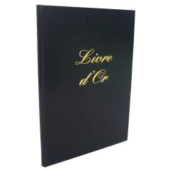 ELVE 530010 Livre d'or Classique - 220 x 170 mm - Registre Noir