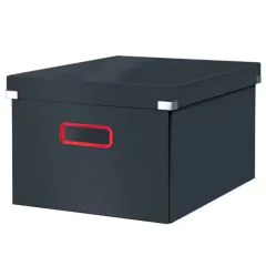 Boîte de rangement Click & Store Cosy M - 281 x 370 x 200 mm - Gris : LEITZ image