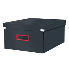 Boîte de rangement Click & Store Cosy L - 369 x 482 x 200 mm - Gris : LEITZ image