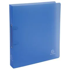 Classeur souple Chromaline - 2 anneaux de 30 mm - Bleu EXACOMPTA Visuel