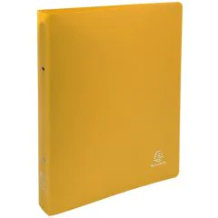 Classeur semi-rigide en PP - 2 anneaux de 30 mm - Jaune : EXACOMPTA Image