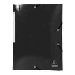 EXACOMPTA 55821E Chemises à élastiques Iderama - Noir