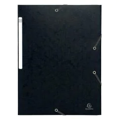EXACOMPTA 55951E - Chemises à élastiques Scotten - Noir