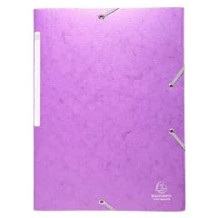 EXACOMPTA 55957E - Chemises à élastiques Scotten - Violet