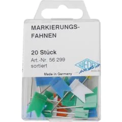 Photo Drapeau de signalisation - Couleurs assorties WEDO 56299