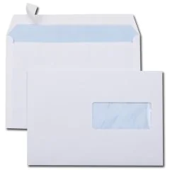 Lot de 500 Enveloppes autocollantes avec fenêtre C5 - 162 x 229 mm : GPV Modèle