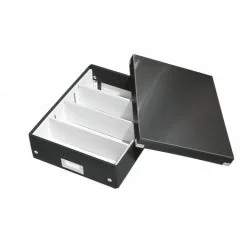 Boite de rangement à compartiments WOW - Noir LEITZ 6057-00-95 modèle