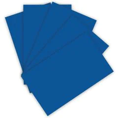 Feuille de papier - 220 g - 500 x 700 mm - Bleu Royal : FOLIA Visuel