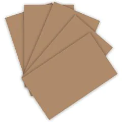 Feuille de papier - 220 g - 500 x 700 mm - Brun Chevreuil : FOLIA Visuel