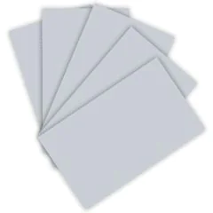 Feuille de papier - 220 g - 500 x 700 mm - Gris Clair : FOLIA Visuel