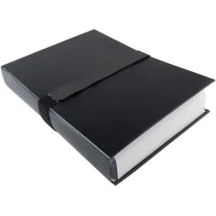 621E EXACOMPTA : Chemises à sangle Velcro Balacron Noir
