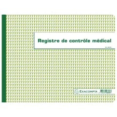 EXACOMPTA : Registre médical  6618E