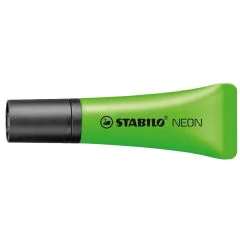 Photo Surligneur à pointe biseautée vert : STABILO Néon 72/33