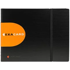 Reliure à spirales pour cartes de Visite Exacard - Noir - 240 cartes : EXACOMPTA Visuel