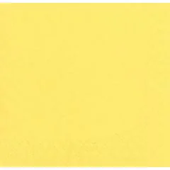 Serviettes de table Cocktail - 240 x 240 mm - Jaune citron : PAP STAR Lot de 250 image