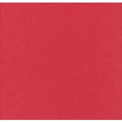 Serviettes de table Cocktail - 240 x 240 mm - Rouge : PAP STAR Lot de 250 image