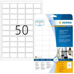 Étiquettes adhésives plastifiées Très résistantes 37 x 25 mm HERMA 8338