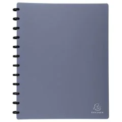 Protège-documents amovibles à anneaux de 60 vues - Bleu Métallisé EXACOMPTA Image