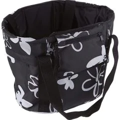 Sac ou Panier de Guidon de vélo - Noir et Blanc : FISCHER image