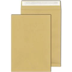 Pochette Kraft sans fenêtre - Marron - 250 x 176 mm - B5 : MAIL MEDIA Lot de 500 Visuel