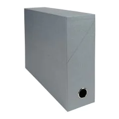 EXACOMPTA : Boîtes de classement Gris - Dos 90 mm 89526E