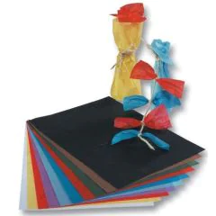 Soie de paille - Couleurs assorties - 470 x 640 mm : FOLIA Photo