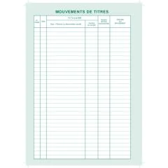 Registre Mouvements de Titres et Comptes d'ActionnairesLE DAUPHIN