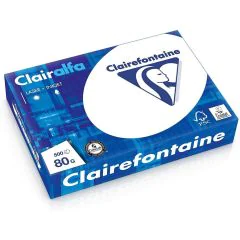 Ramette de papier de 500 feuilles A4 - 80 g - Extra blanc : CLAIREFONTAINE Visuel