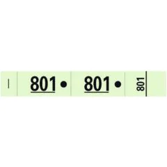 Ticket vestiaire vert Carnet Exacompta 96607E