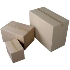HAPPEL 170 : Lot de caisses américaines en carton ondulé - 340 x 220 x 180 mm