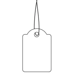 HERMA 6903 : Lot de 1000 étiquettes à trou et ficelle - 18 x 28 mm modele