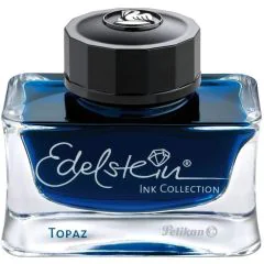 Photo PELIKAN Edelstein : Encre de chine haute qualité - 50 ml - Bleu turquoise 339382
