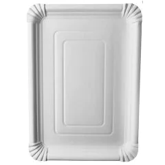Assiette jetable en carton - 240 x 330 mm PAP STAR Pure