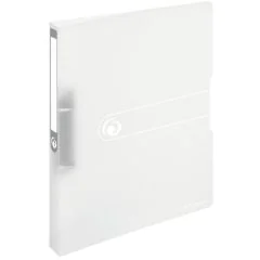 Photo Classeur à 2 anneaux - Dos de 27 mm - Blanc transparent : HERLITZ Easy orga to go 11205739