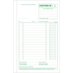 Photo FACTURES Carnet autocopiant Tripli - 210 x 135 mm EXACOMPTA