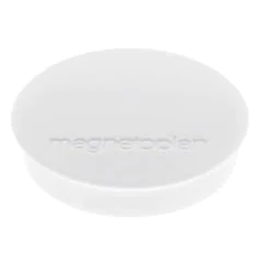Photo Lot de 10 Aimants ronds Discofix - 30 mm - Blanc : MAGNETOPLAN 1664200
